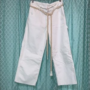 Free People wide leg jeans - white